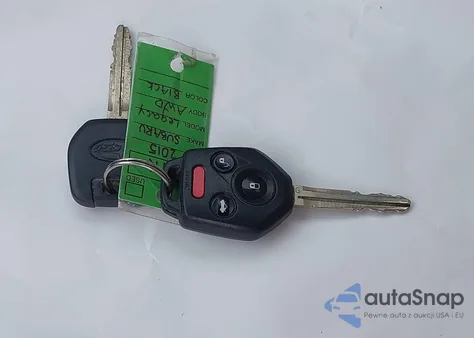 2015 Subaru Legacy 2.5I z USA, uszkodzony, nr VIN 4S3BNAA64F3026031